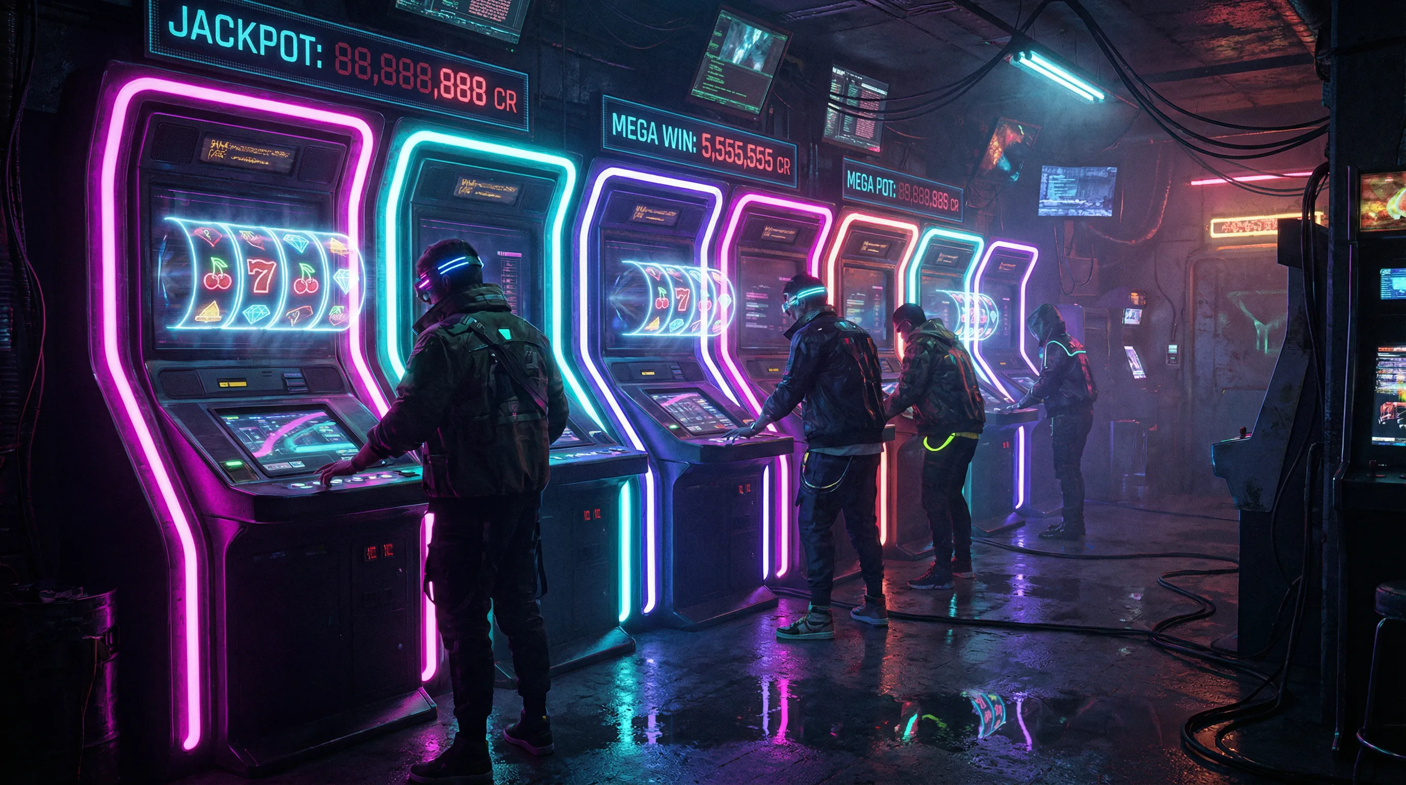 新澳门赛博朋克电子老虎机游戏