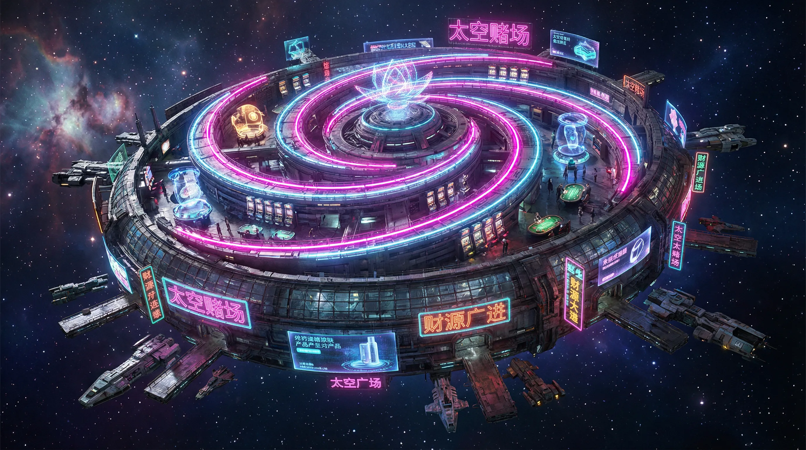 新澳门银河娱乐赛博朋克星际空间站